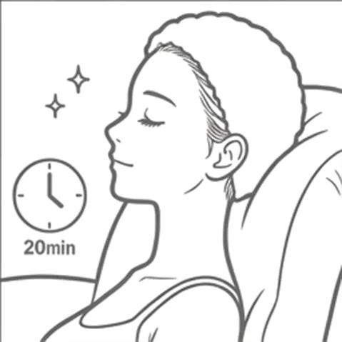 20分、しずかに